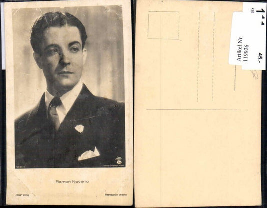 119926,Ramon Novarro pub Ross Velag 9403-1