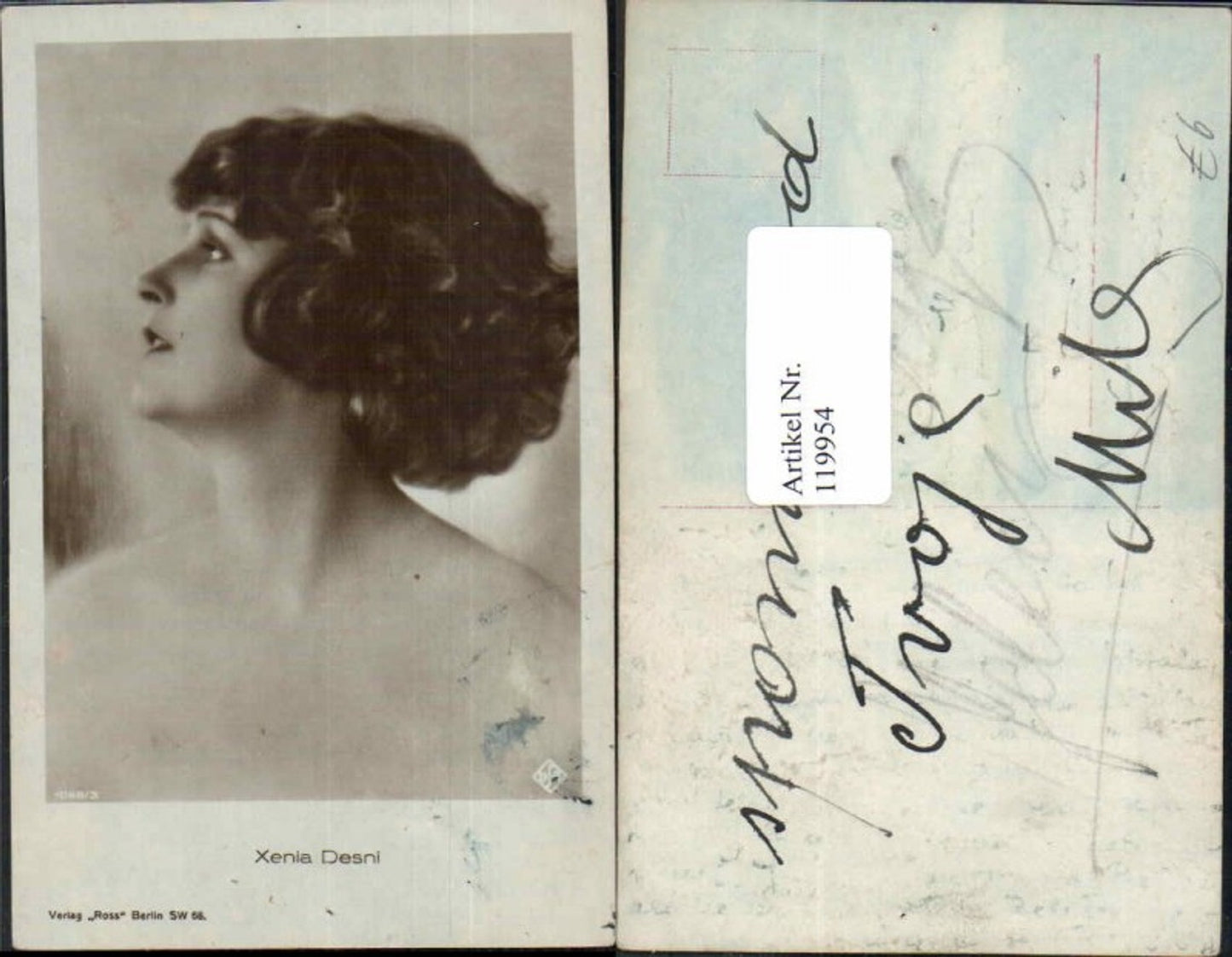 119954,Xenia Desni Portrait Schöne Frau Ross Verlag 1069-3