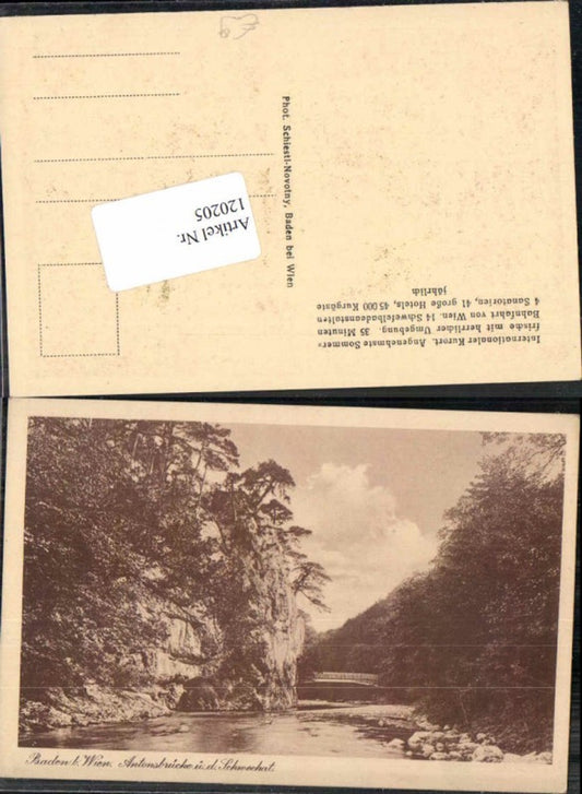 120205,Baden bei Wien Antonsbrücke ü. Schwechat