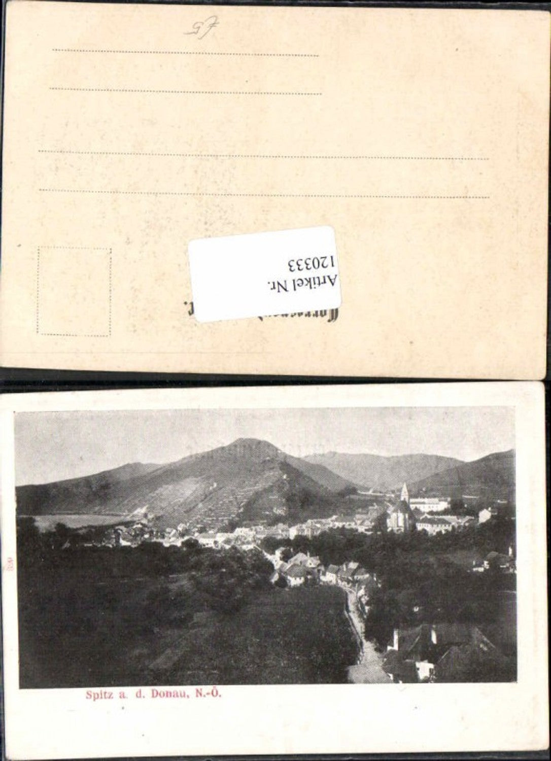 120333,Spitz a.d. Donau 1908 Wachau