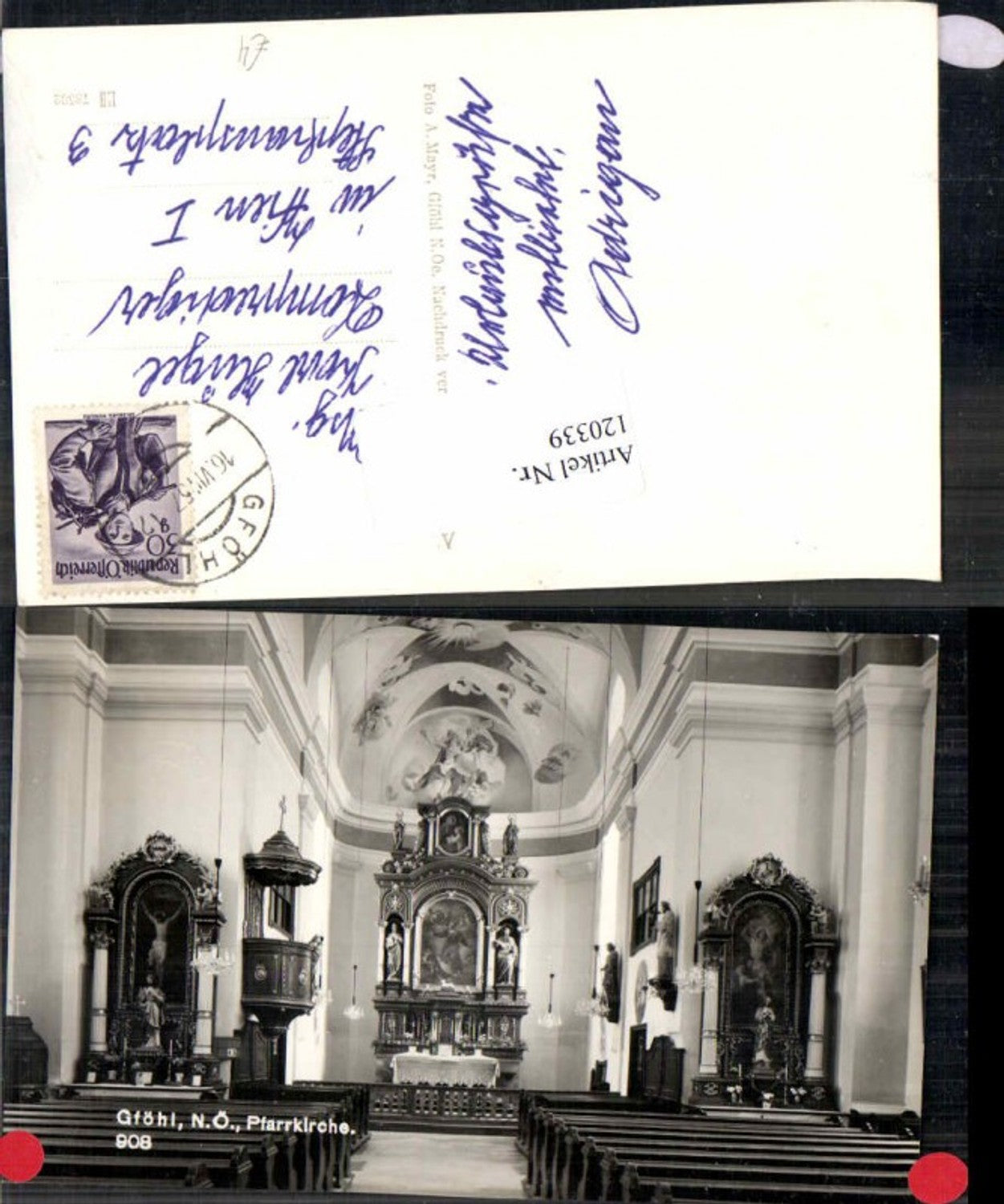 120339,Gföhl Kirche Innen