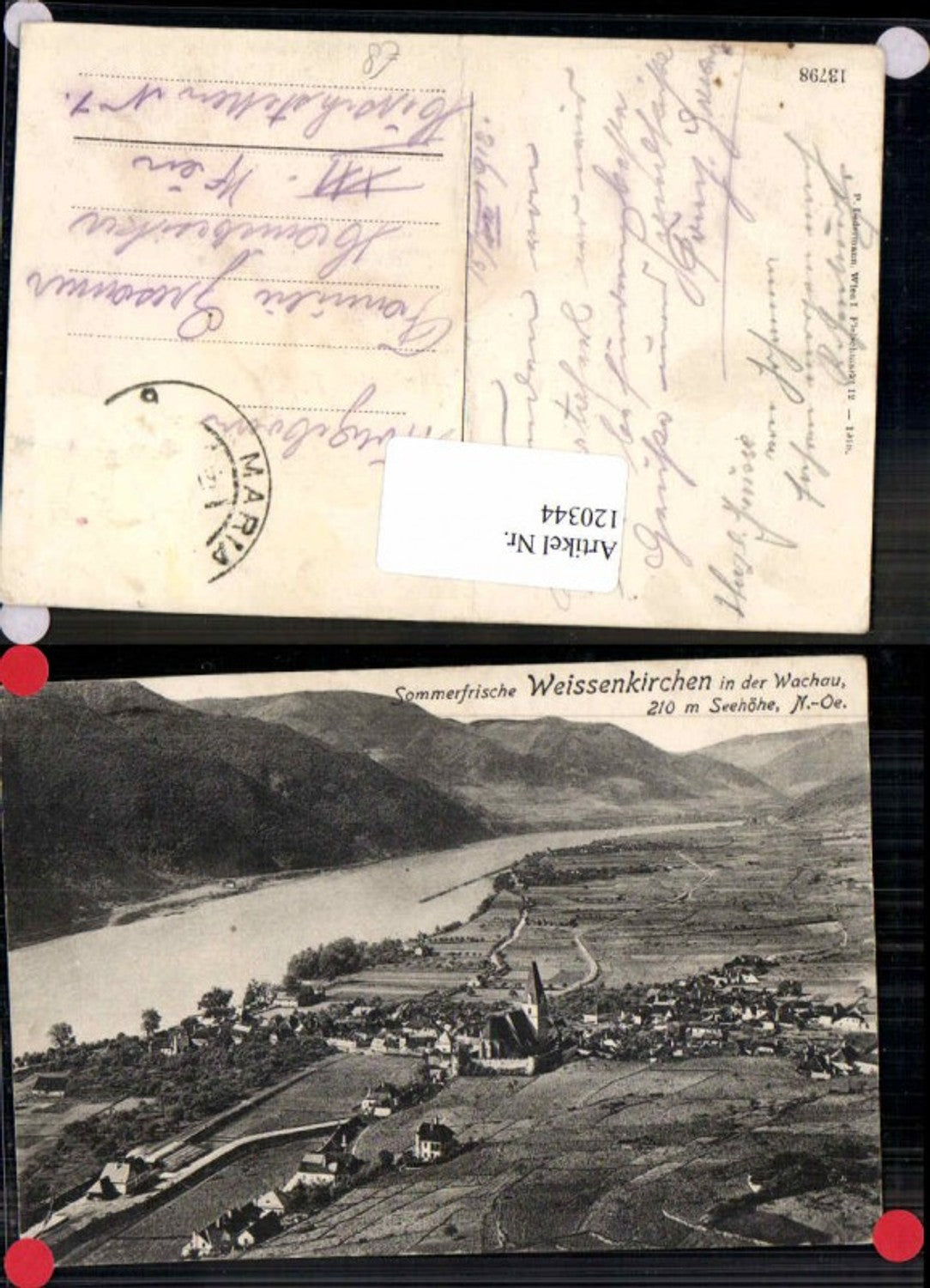 120344,Sommerfrische Weissenkirchen in der Wachau Tolle AK 1910