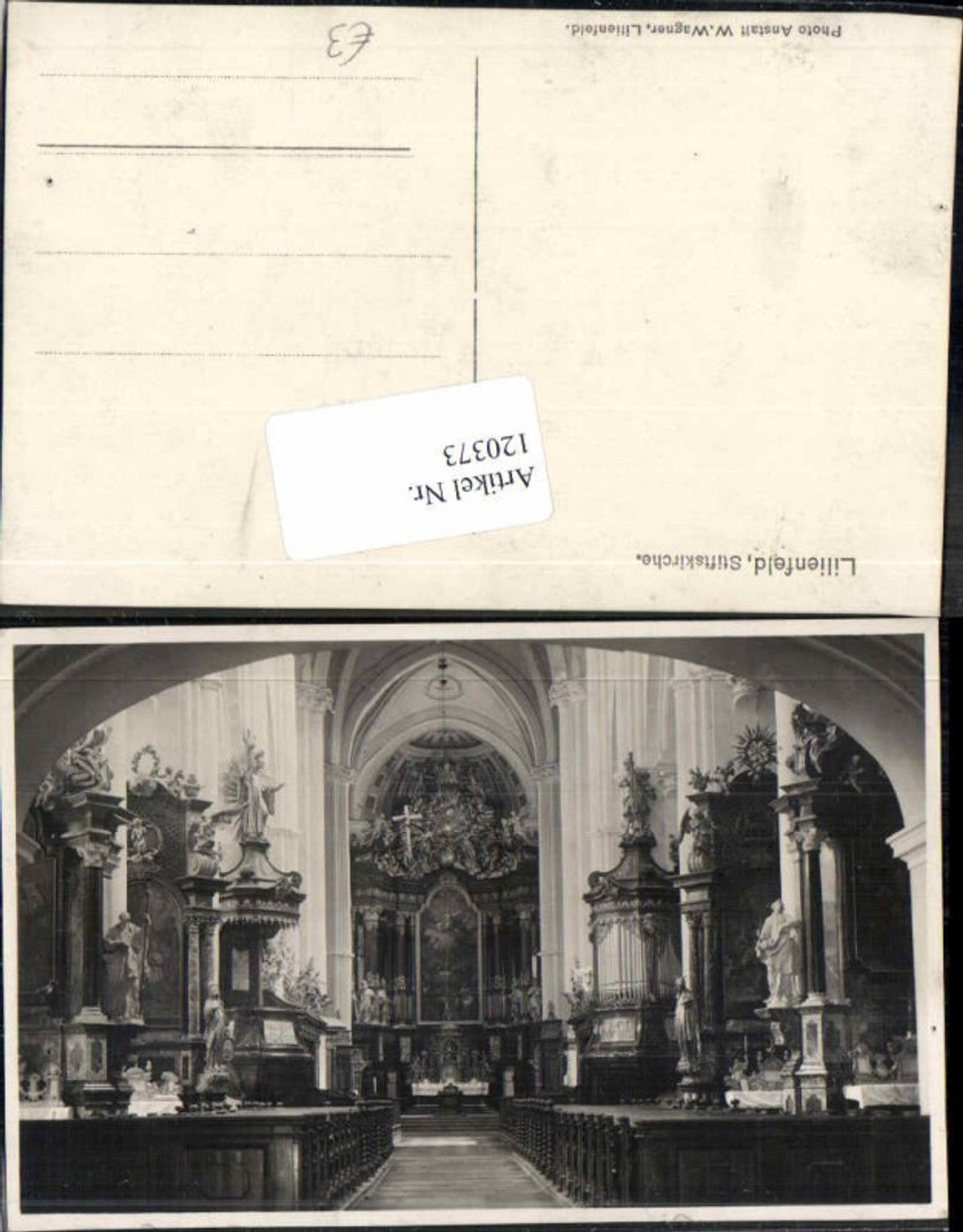 120373,Lilienfeld Kirche 1925