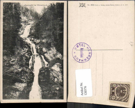 120376,Lassingfall bei Wienerbruck 1919