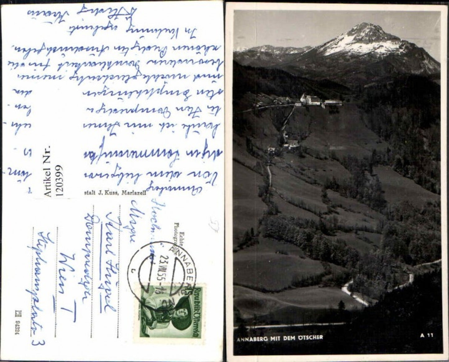 120399,Annaberg m. Ötscher 1955