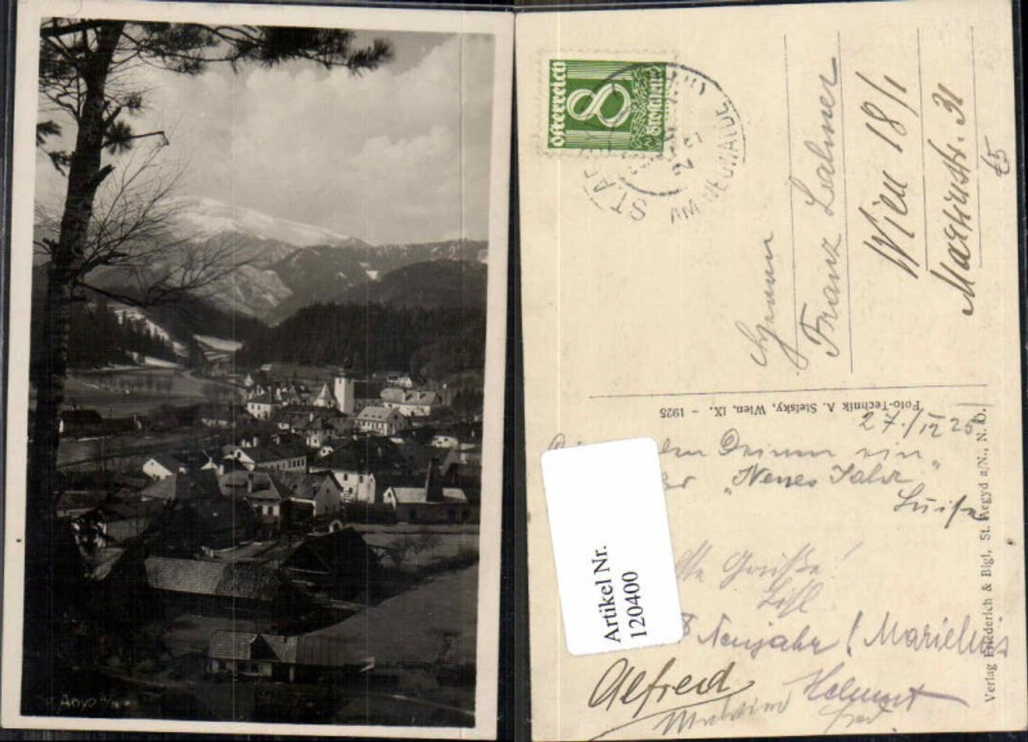 120400,St Aegyd am Neuwalde 1925