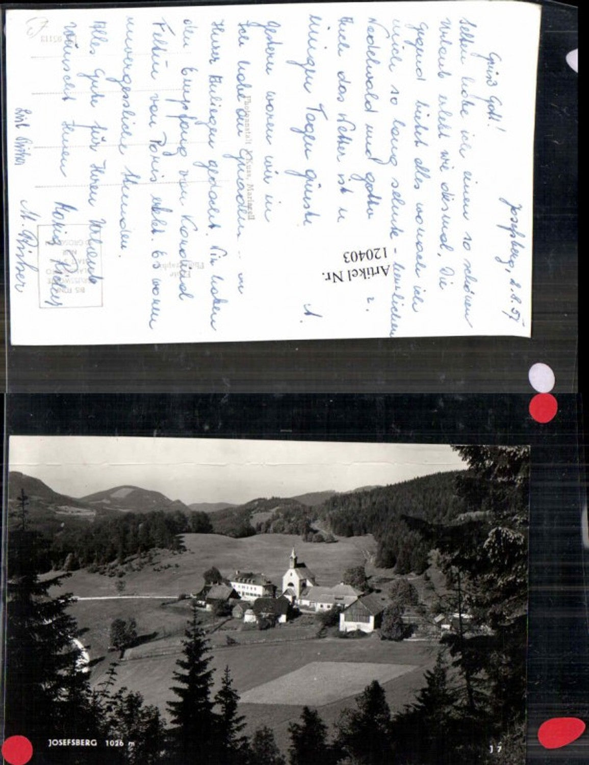 120403,Josefsberg am Ötscher Wienerbruck Annaberg