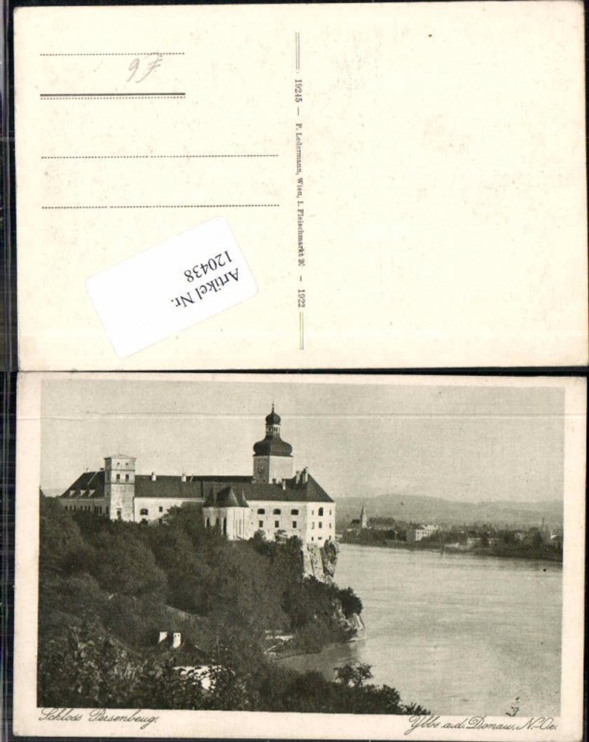 120438,Schloss Persenbeug bei Ybbs a.d. Donau 1920