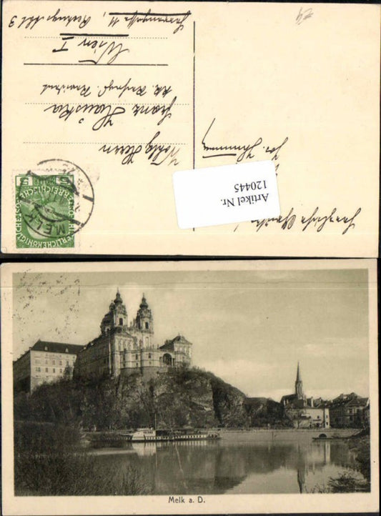 120445,Melk a.d. Donau m. Donau Dampfer