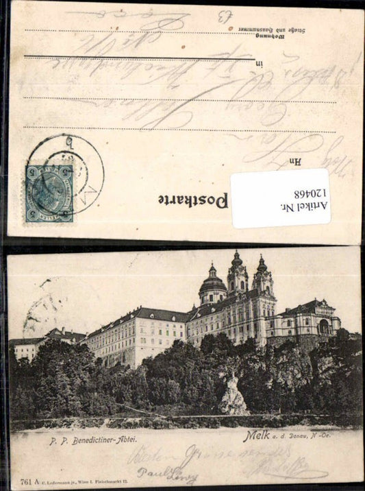 120468,Melk a.d. Donau Benedictiner Abtei 1900