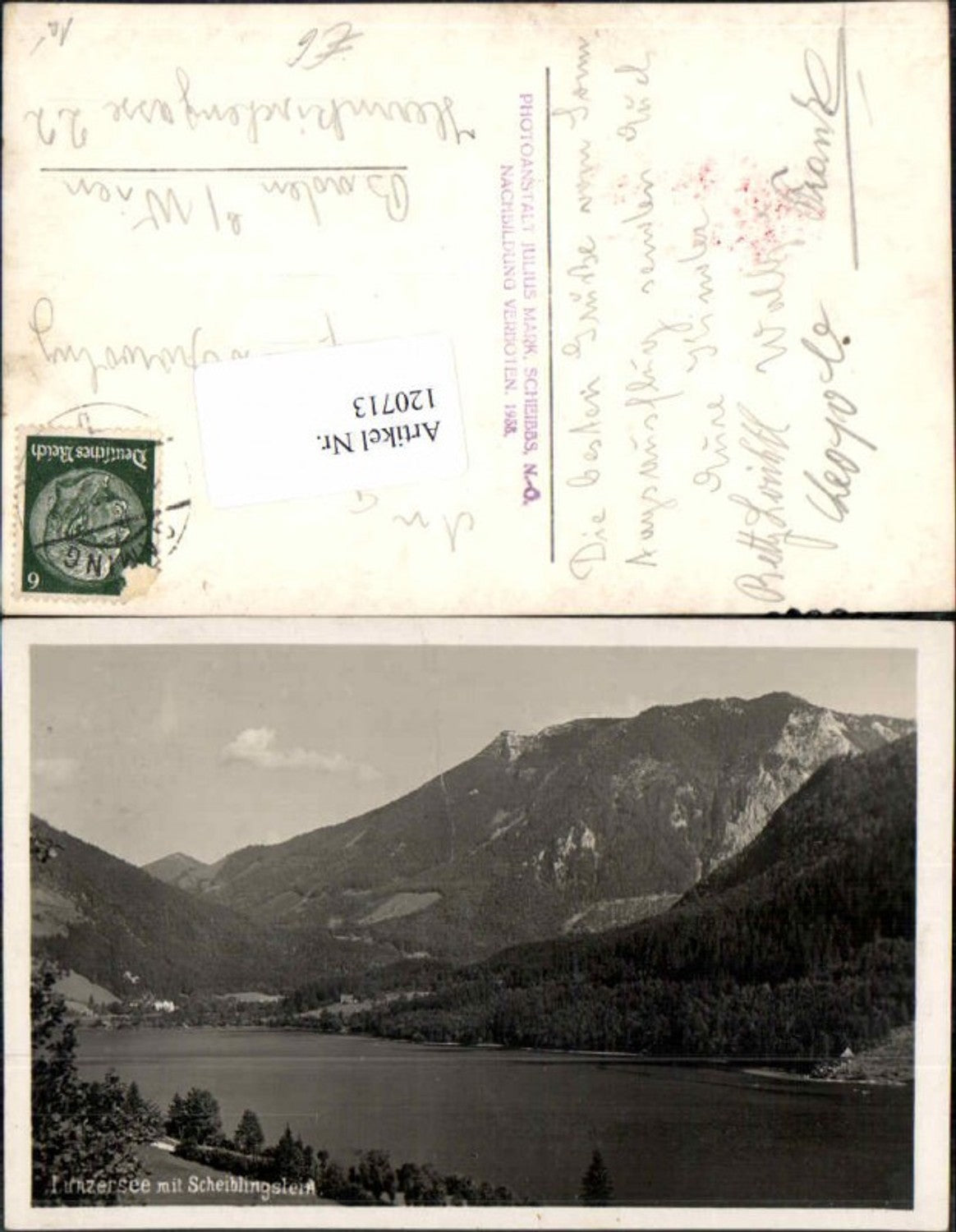 120713,Lunzersee bei Lunz am See 1940