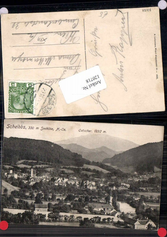 120718,Scheibbs mit Ötscher 1908