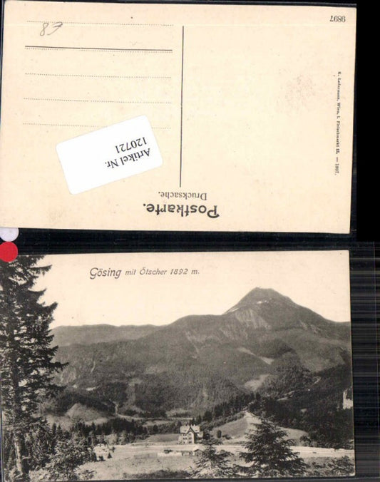 120721,Gösing a.d. Mariazellerbahn Hotel Ansicht 1907
