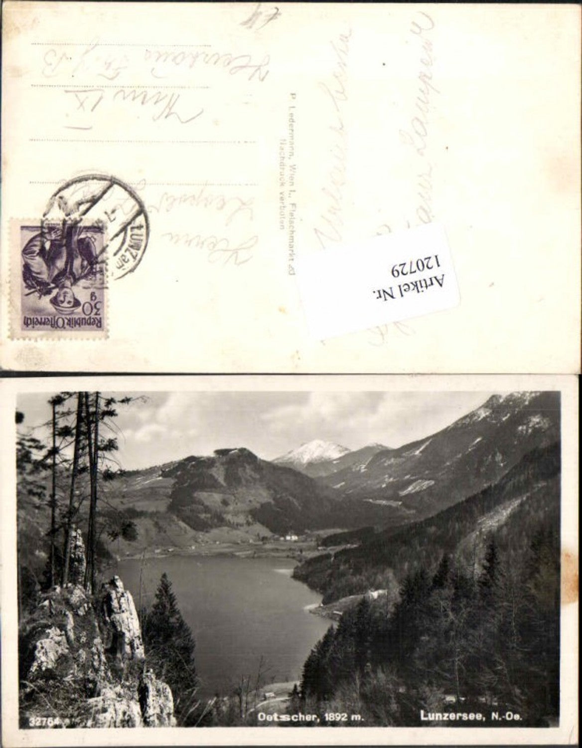 120729,Lunzersee Lunz am See m. Ötscher