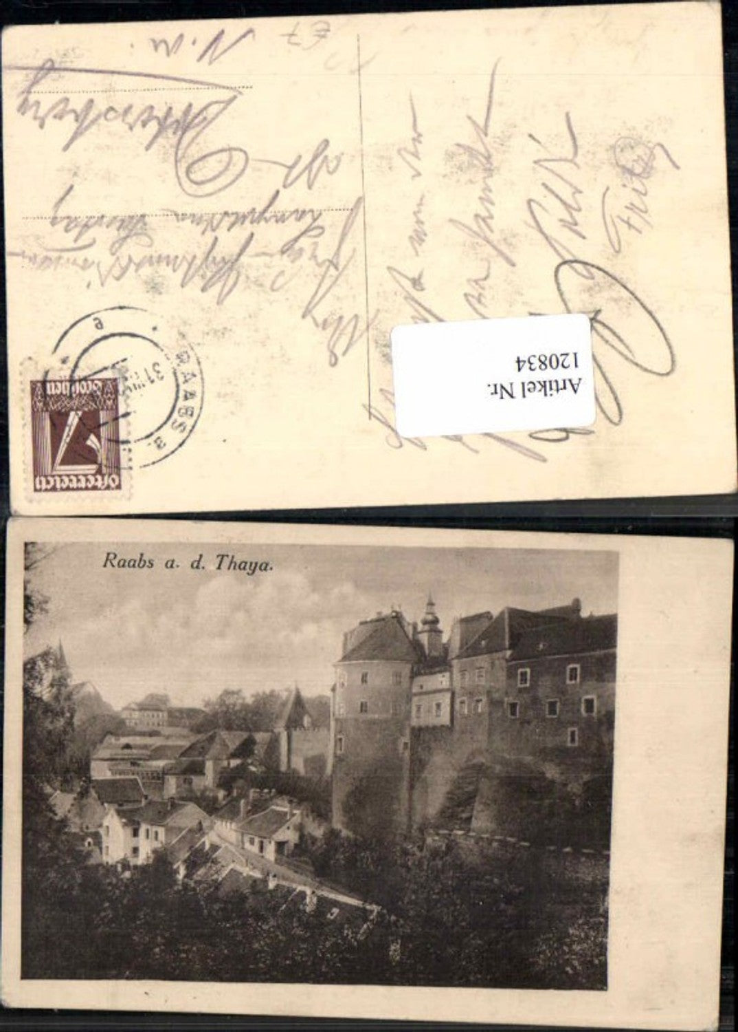 120834,Raabs a.d. Thaya 1925