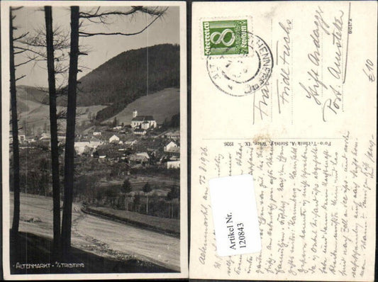 120843,Altenmarkt a.d. Triesting Wegansicht 1926