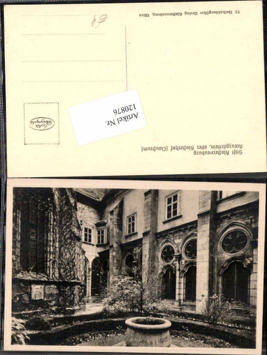 120876,Klosterneuburg bei Wien Kreuzgärtlein Klosterhof