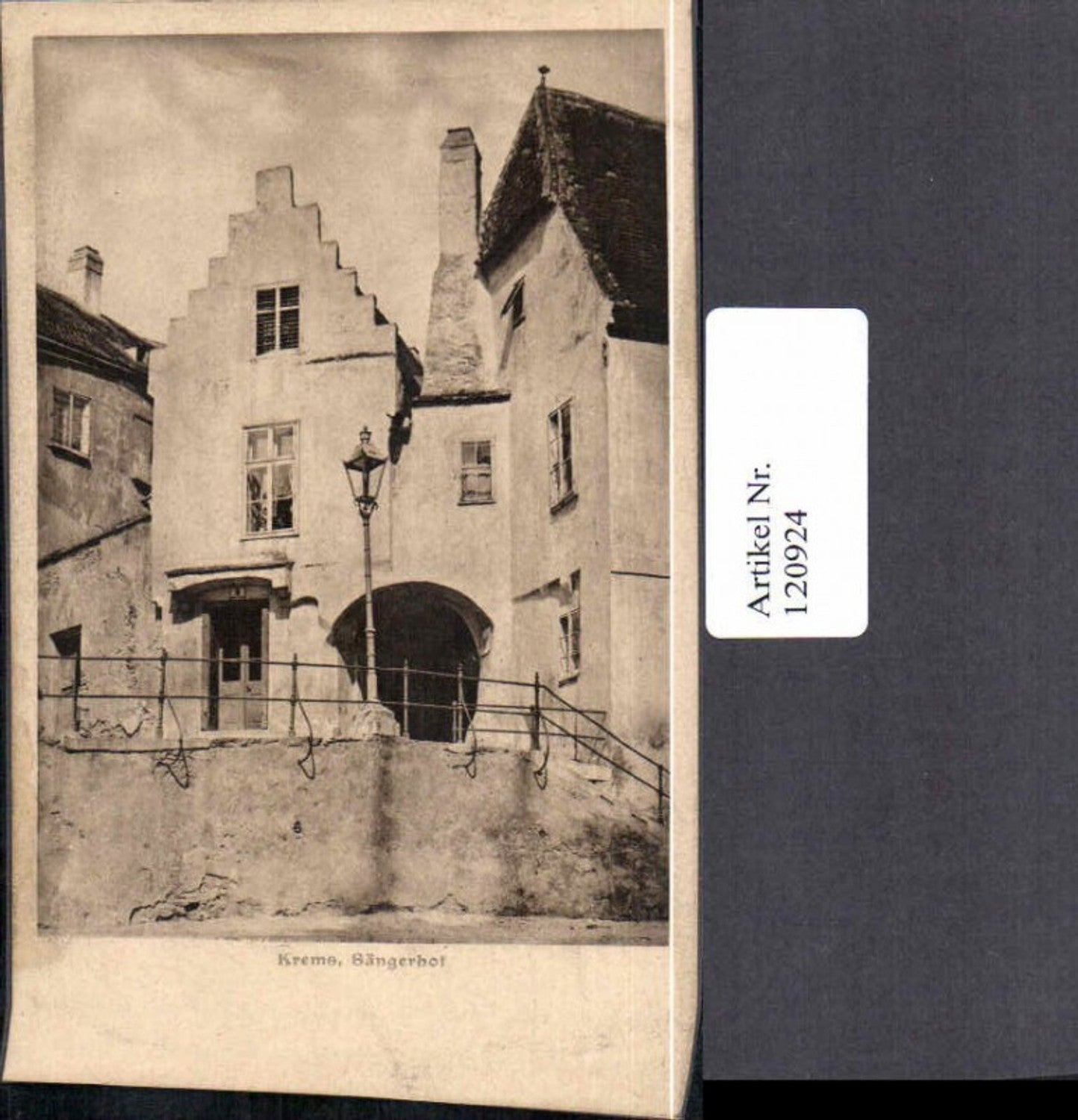 120924,Krems a.d. Donau Sängerhof  Studie 1910