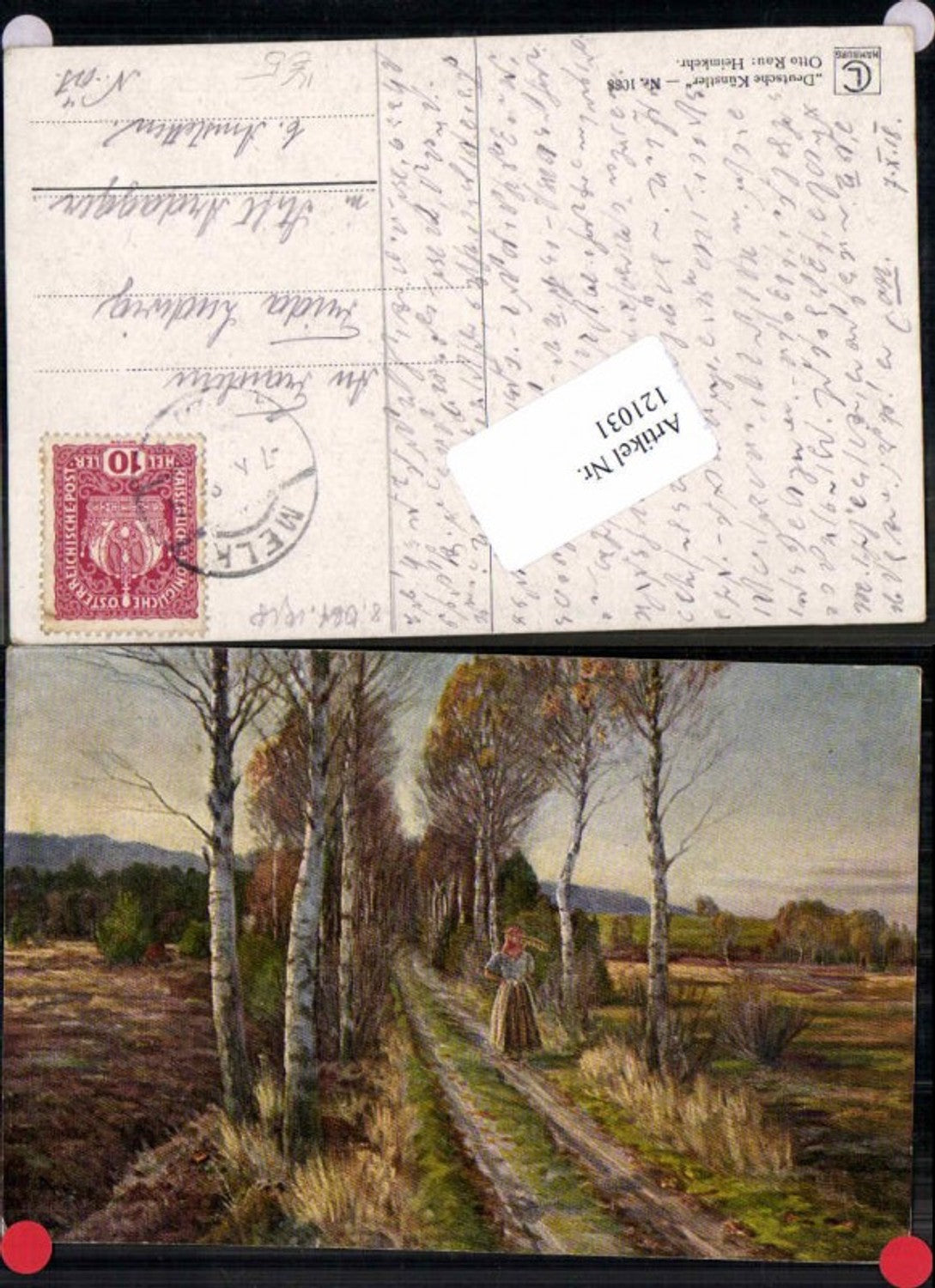 121031,Otto Rau Heimkehr Deutsche Künstler 1088