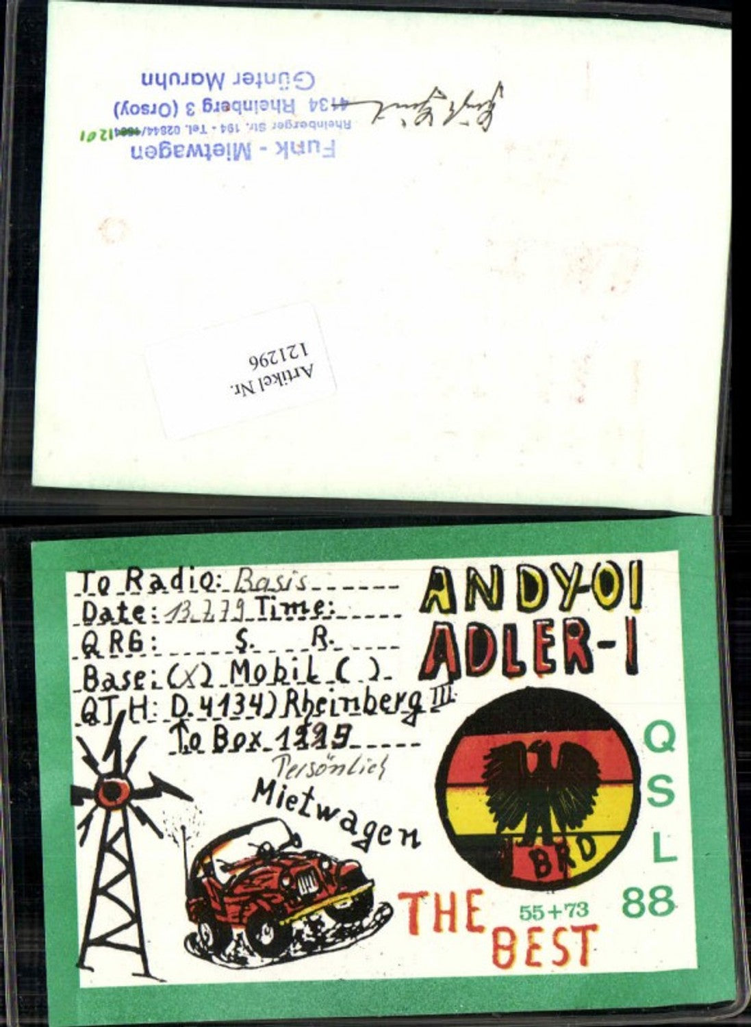 Alte Ansichtskarte – Old Postcard