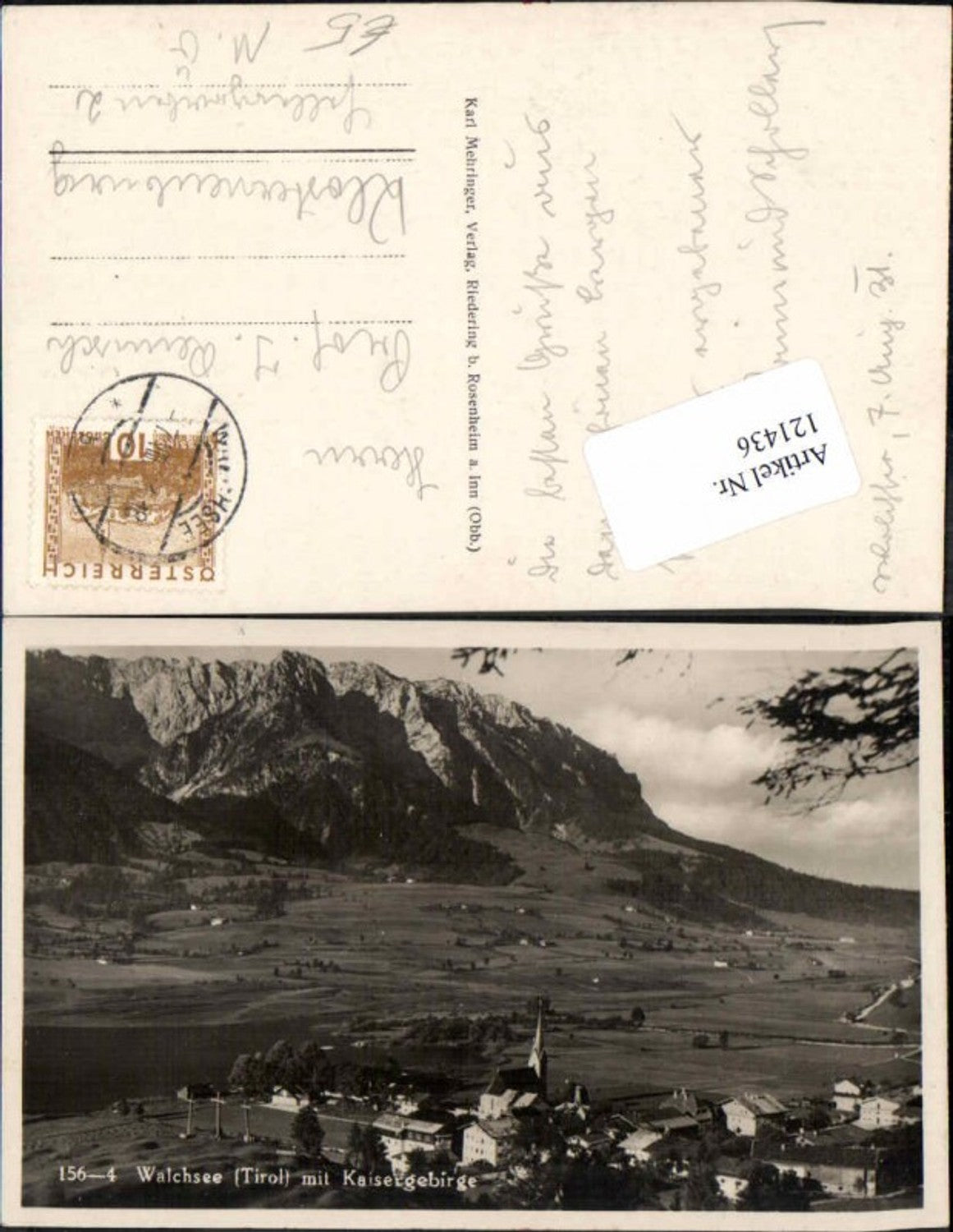 Alte Ansichtskarte – Old Postcard