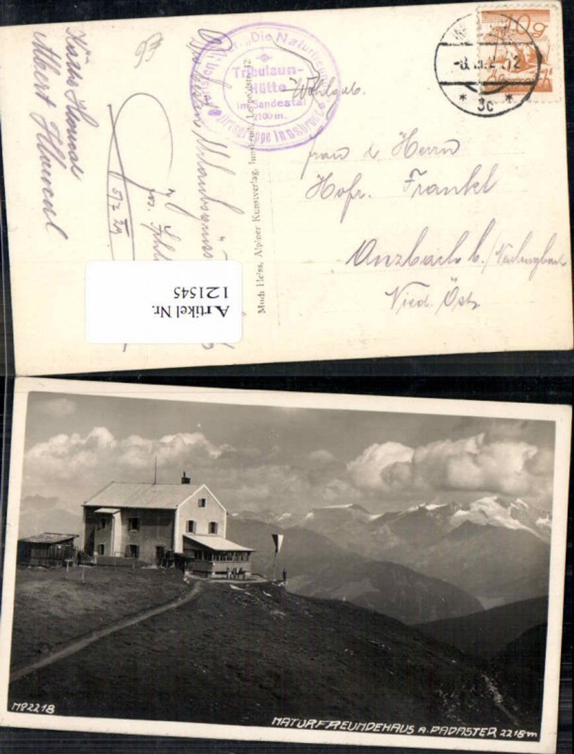 Alte Ansichtskarte – Old Postcard