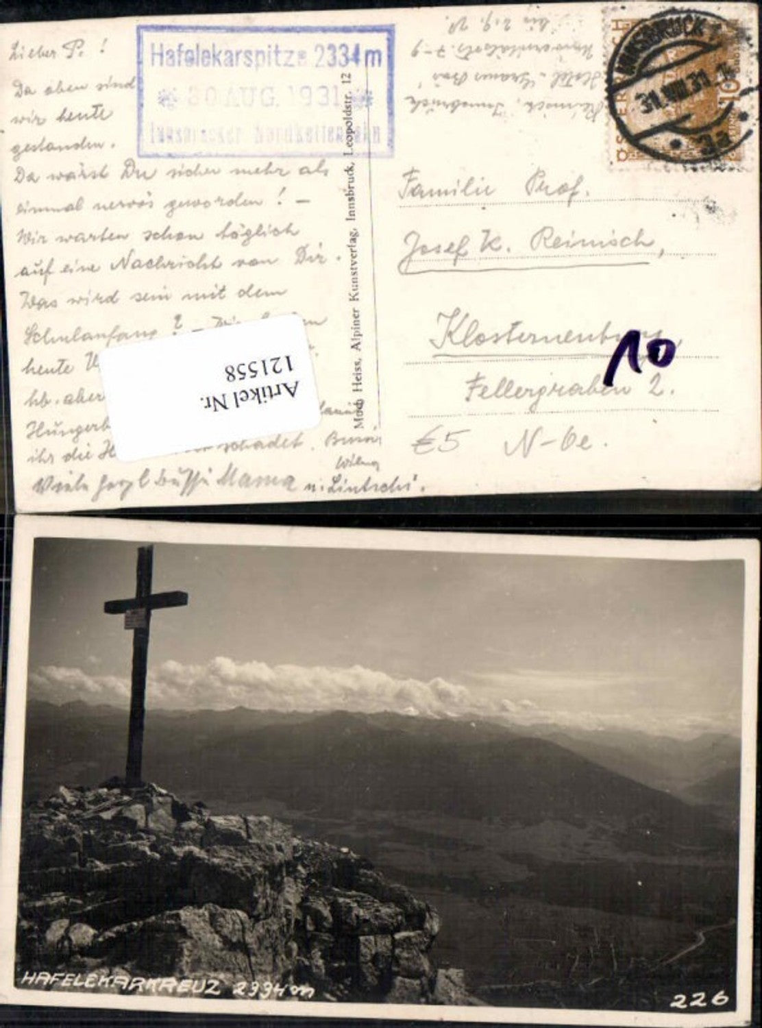 Alte Ansichtskarte – Old Postcard