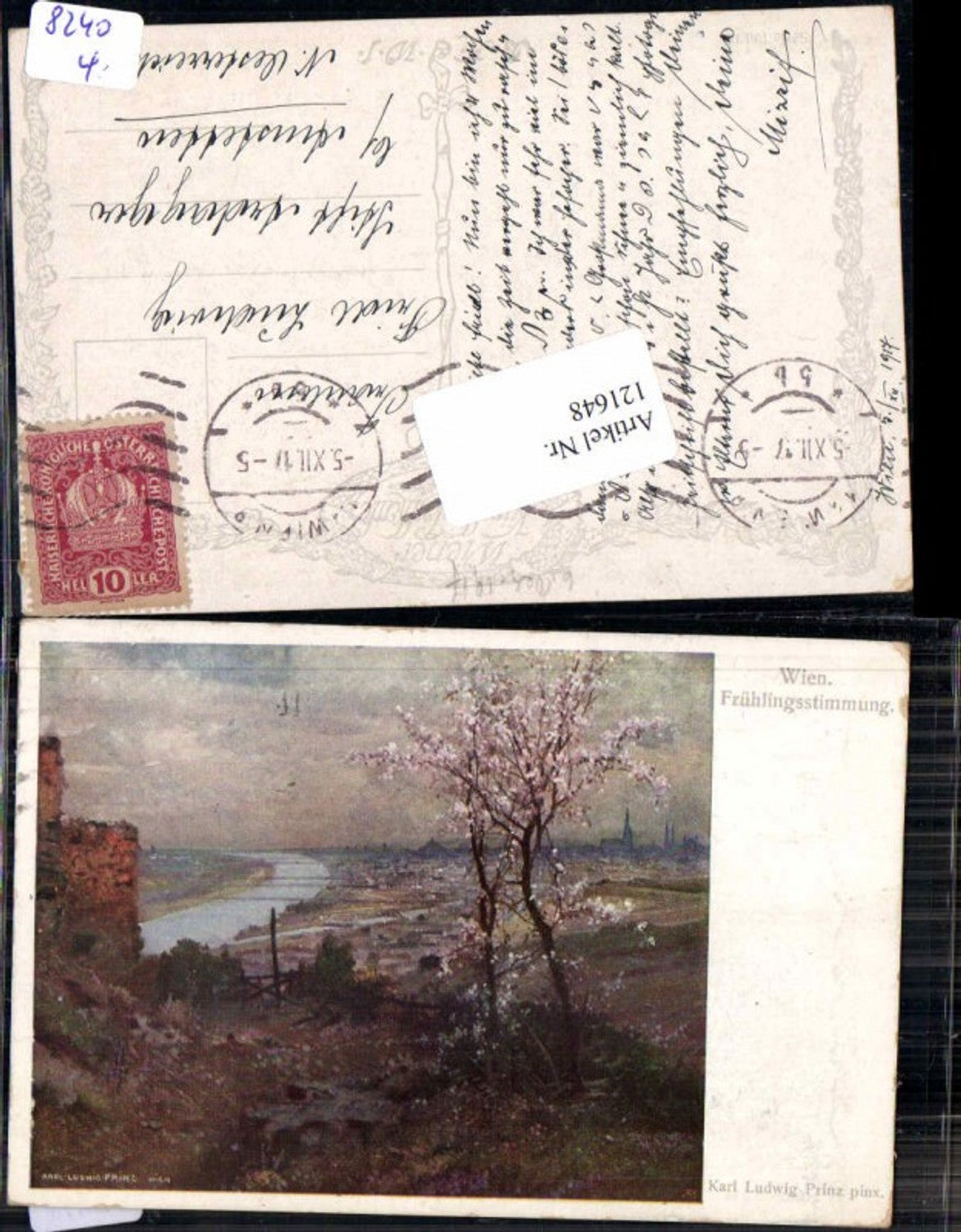 121648,Karl Ludwig Prinz Wien Frühlingsstimmung