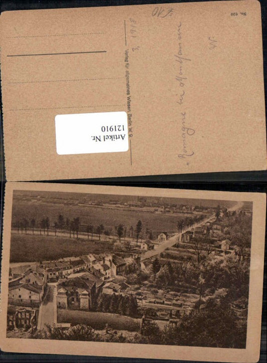 121910,dun sur meuse bei Montfaucon 1918