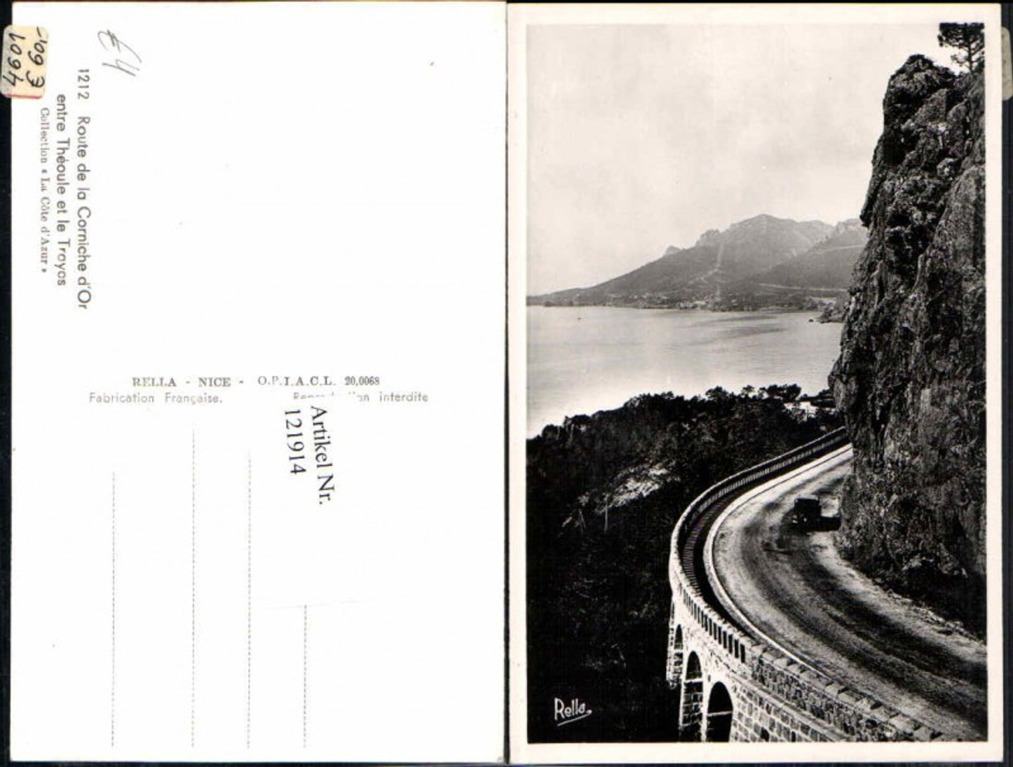 121914,Route de la Corniche d Or Theoule et la Troyas