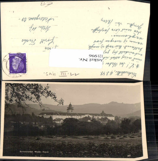 121996,Seitenstetten Ortsansicht um 1943