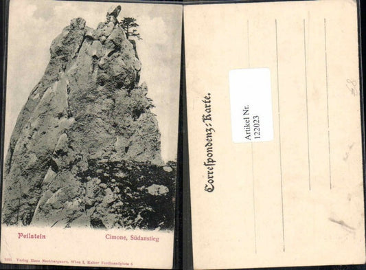 122023,Peilstein bei Berndorf Cimone Südanstieg 1900