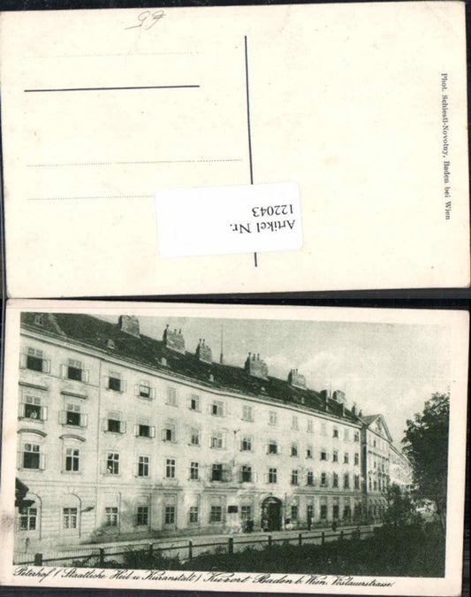122043,Peterhof in Baden bei Wien Vöslauerstrasse 1930