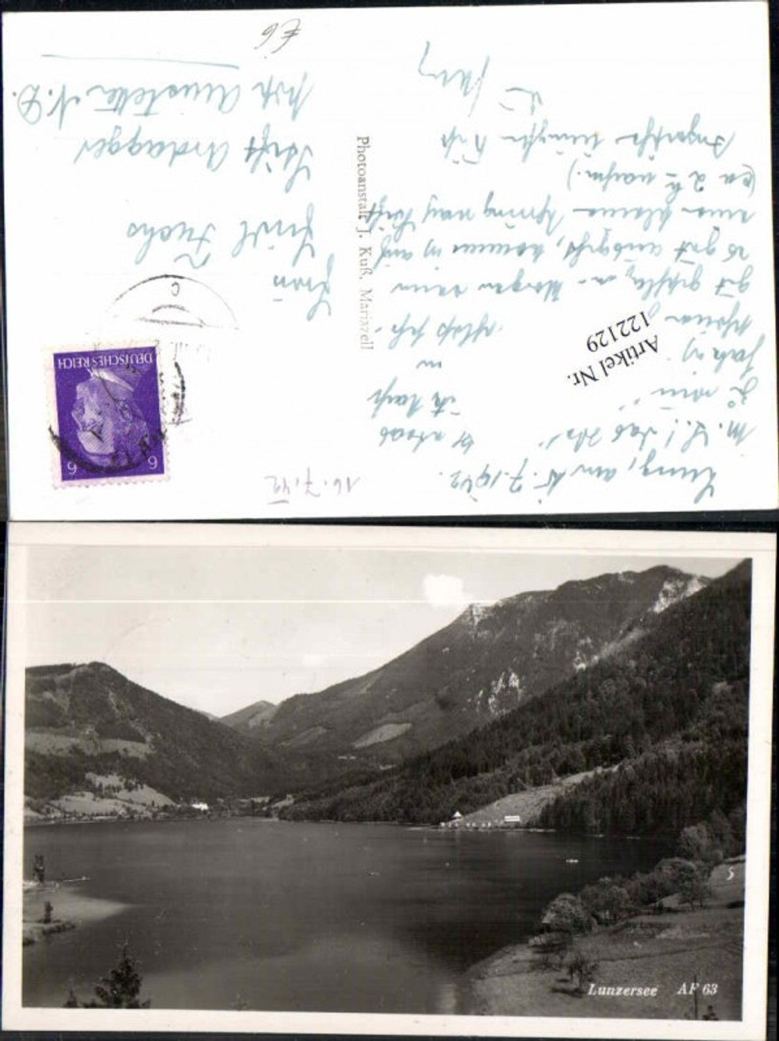 122129,Lunzersee bei Lunz am See pub Kuss AF 63