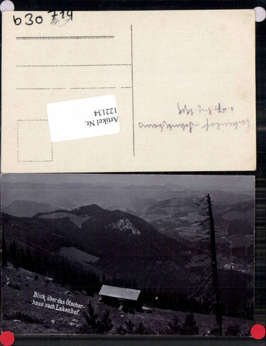 122134,Blick ü. Ötscherhaus Ötscher n. Lackenhof Lakenhof Ötscherschutzhaus