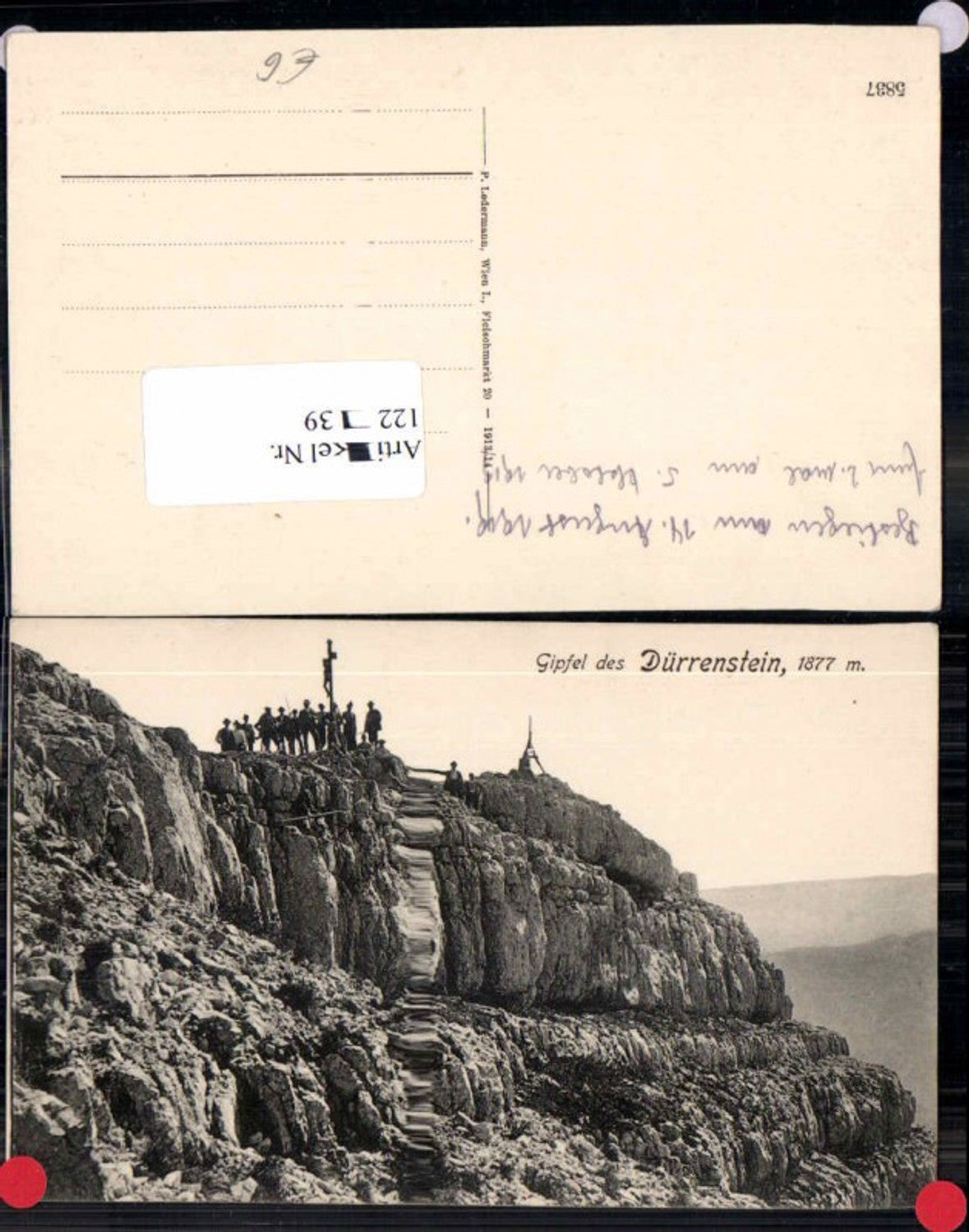 122139,Gipfel des Dürrenstein b. Lunz am See Lunzersee