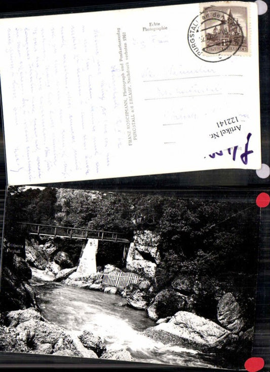 122141,FotoAK Purgstall a.d. Erlauf Brücke Erlaufpartie