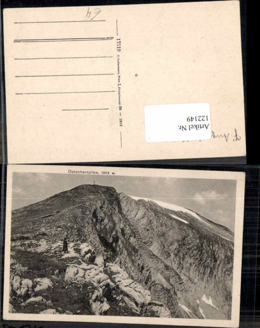 122149,Ötscher bei Lackenhof Gipfel 1918
