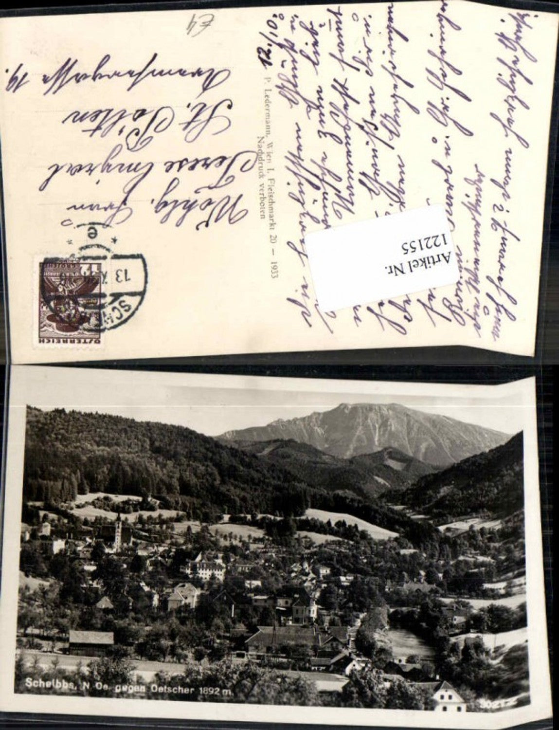 122155,Scheibbs m. Ötscher pub Ledermann 30212