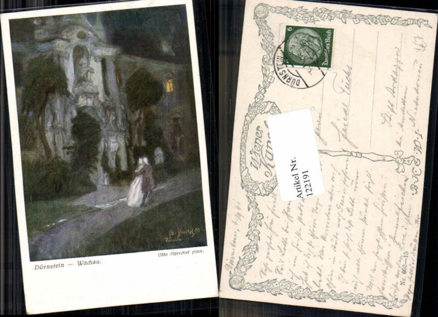 122191,Dürnstein in der Wachau Otto Herschel sign. B.K.W.I