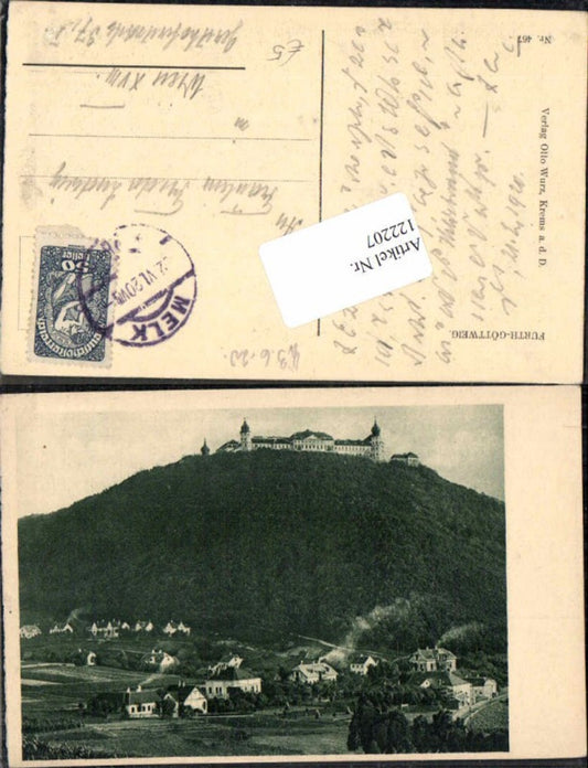 122207,Göttweig m. Furth Häuseransicht