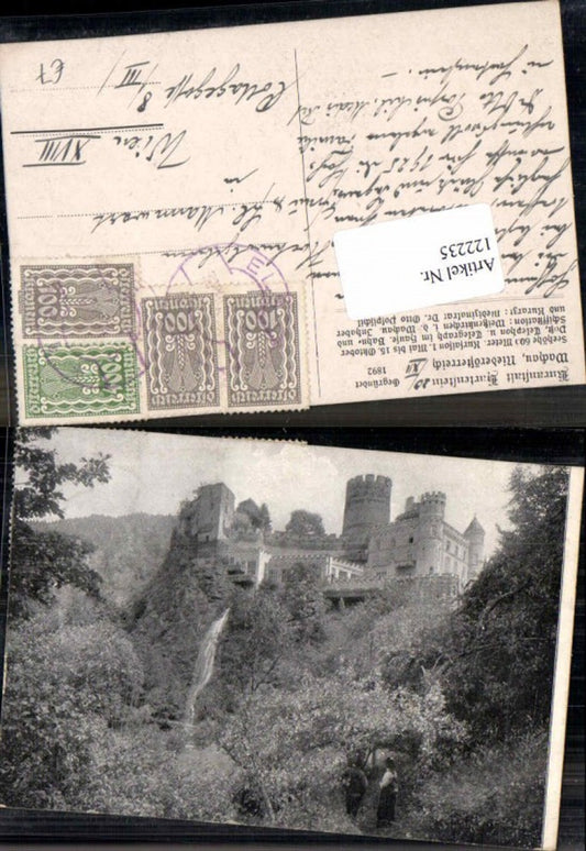 122235,Burg Hartenstein bei Els Elsarn Krems Weissenkirchen 1920