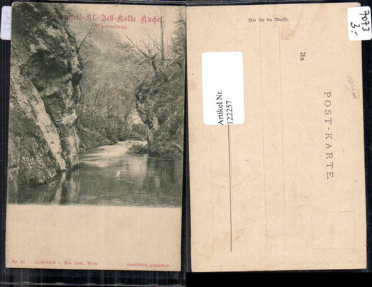 122257,Hainfeld Lilienfeld Kleinzell Kalte Kuchl 1900 Wasserlueg