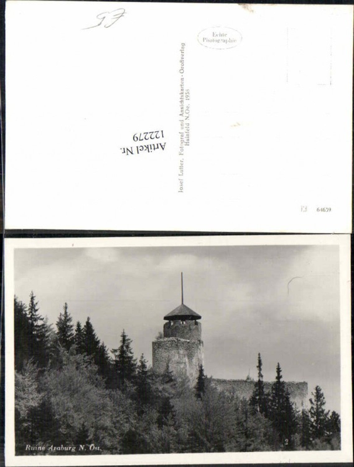 122279,Ruine Araburg b. Kaumberg