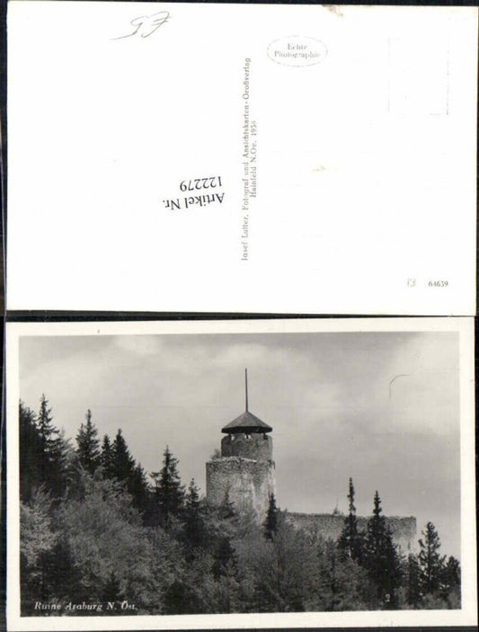 122279,Ruine Araburg b. Kaumberg