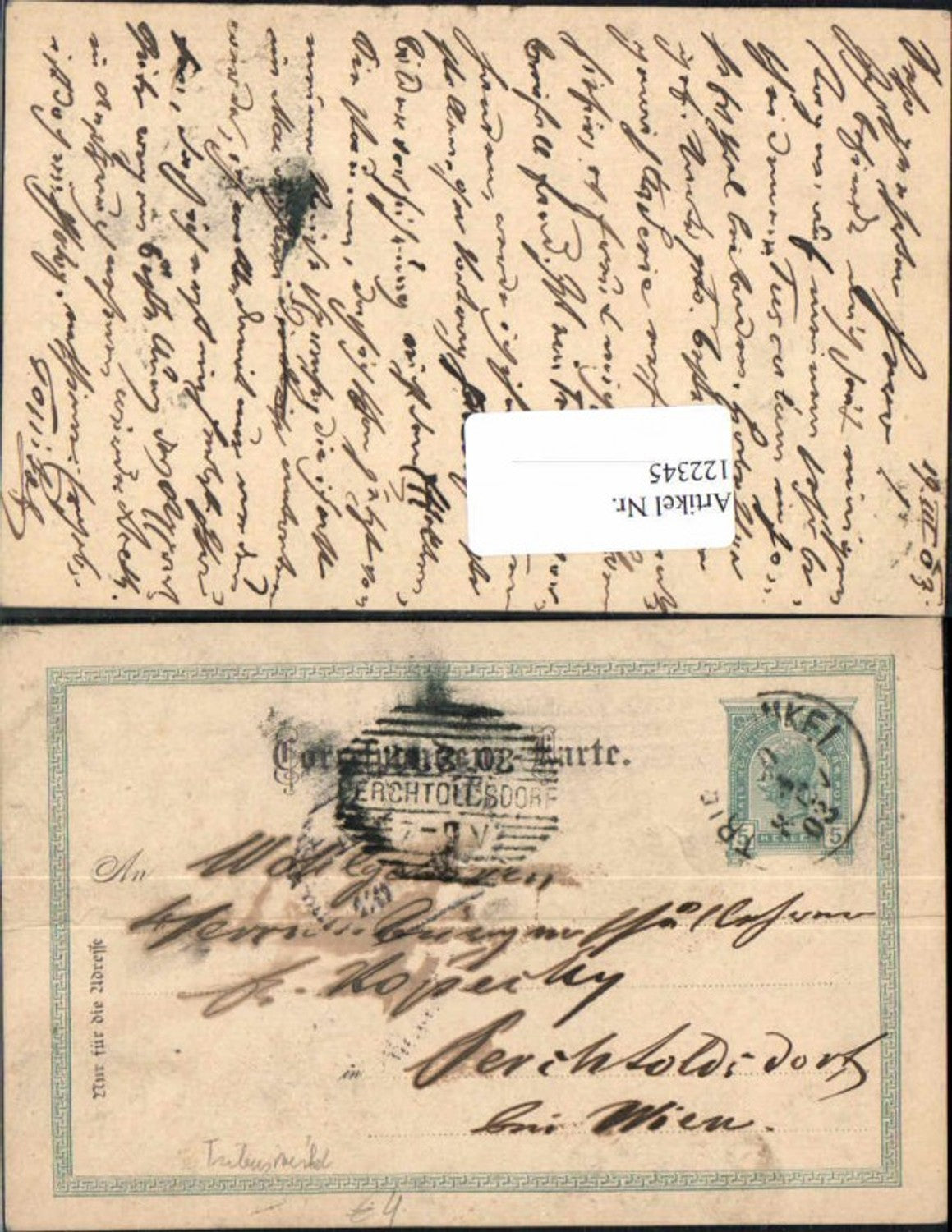 Alte Ansichtskarte – Old Postcard