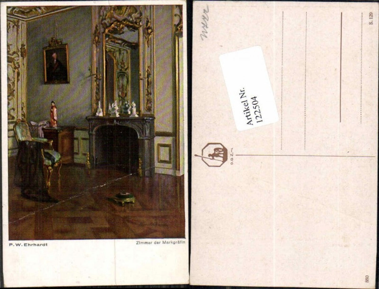 122504, Paul W. Ehrhardt, Margravine's Room