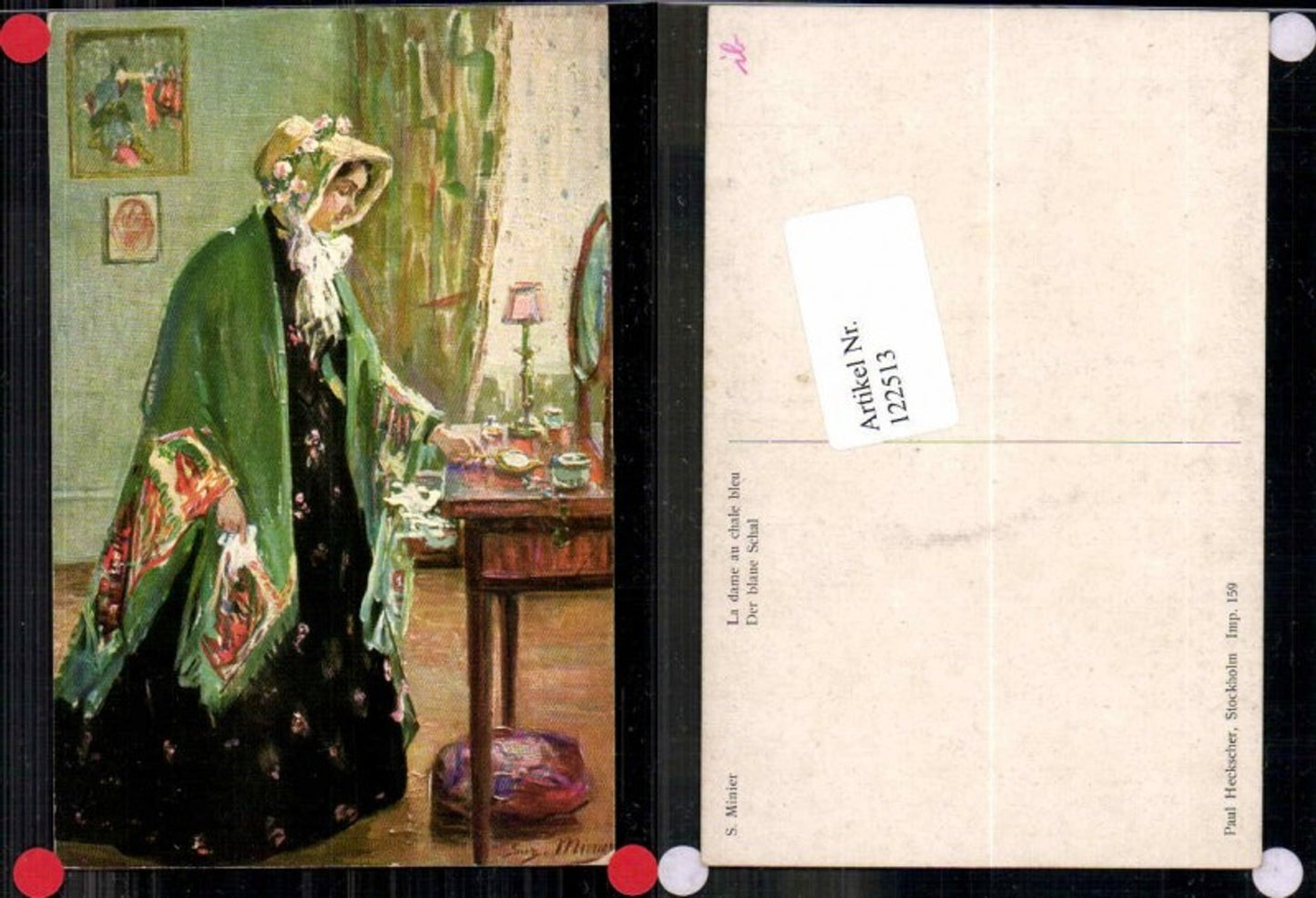122513,S. Minier Der blaue Schal pub Paul Heckscher Nr 159
