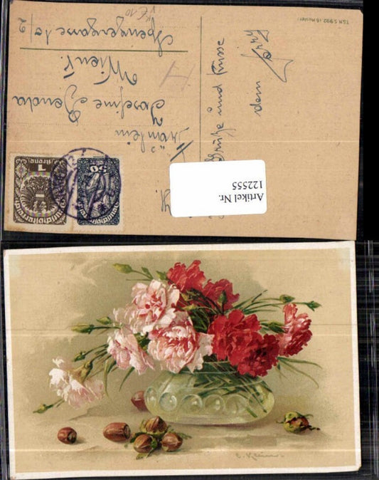 122555,Catharina Klein Erdnüsse Nüsse Blumen Stillleben Theo Stroefer 5992 TSN RRR