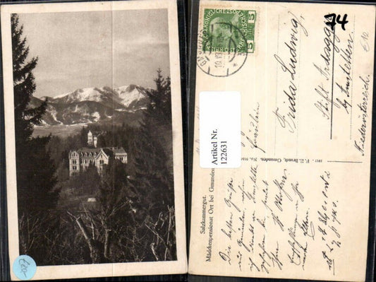 122631,Mädchenpensionat Ort Orth bei Gmunden Brandt Nr 0156